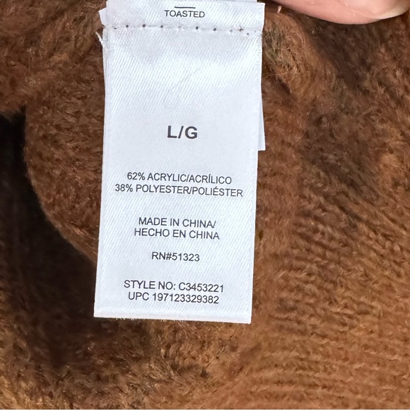 NWT Vince Camuto sweater cable knit mock neck sweater - Picture 7 of 7